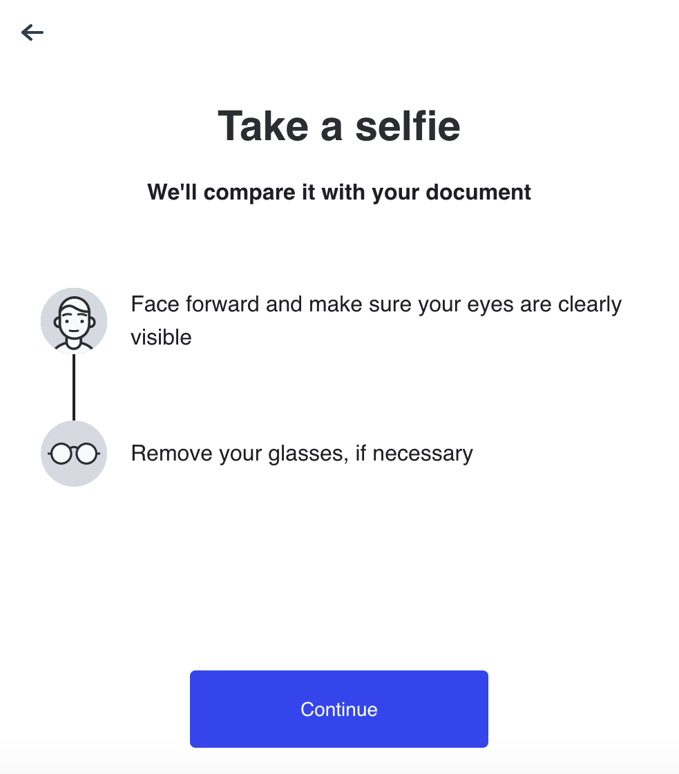 Liveliness Verification Screen